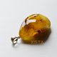 Baltic amber natural pendant unique piece